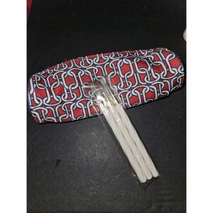 Estee Lauder Brow‎ And Eye Brush With Bag Set New